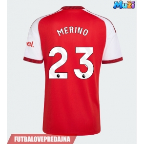 Lacne Muži Futbalové dres Arsenal Mikel Merino #23 2026-27 Krátky Rukáv - Domáci